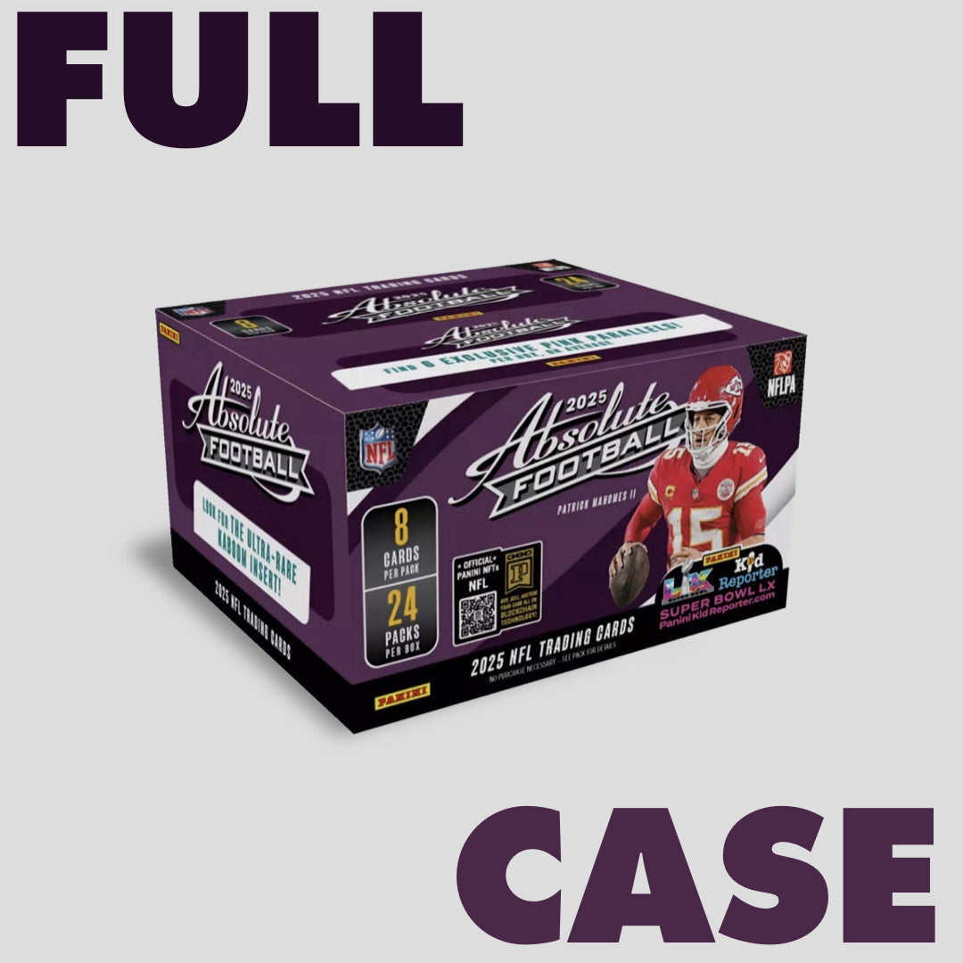 2025 Panini Absolute Football Retail Box Case (20 Boxes) - Q's Cards