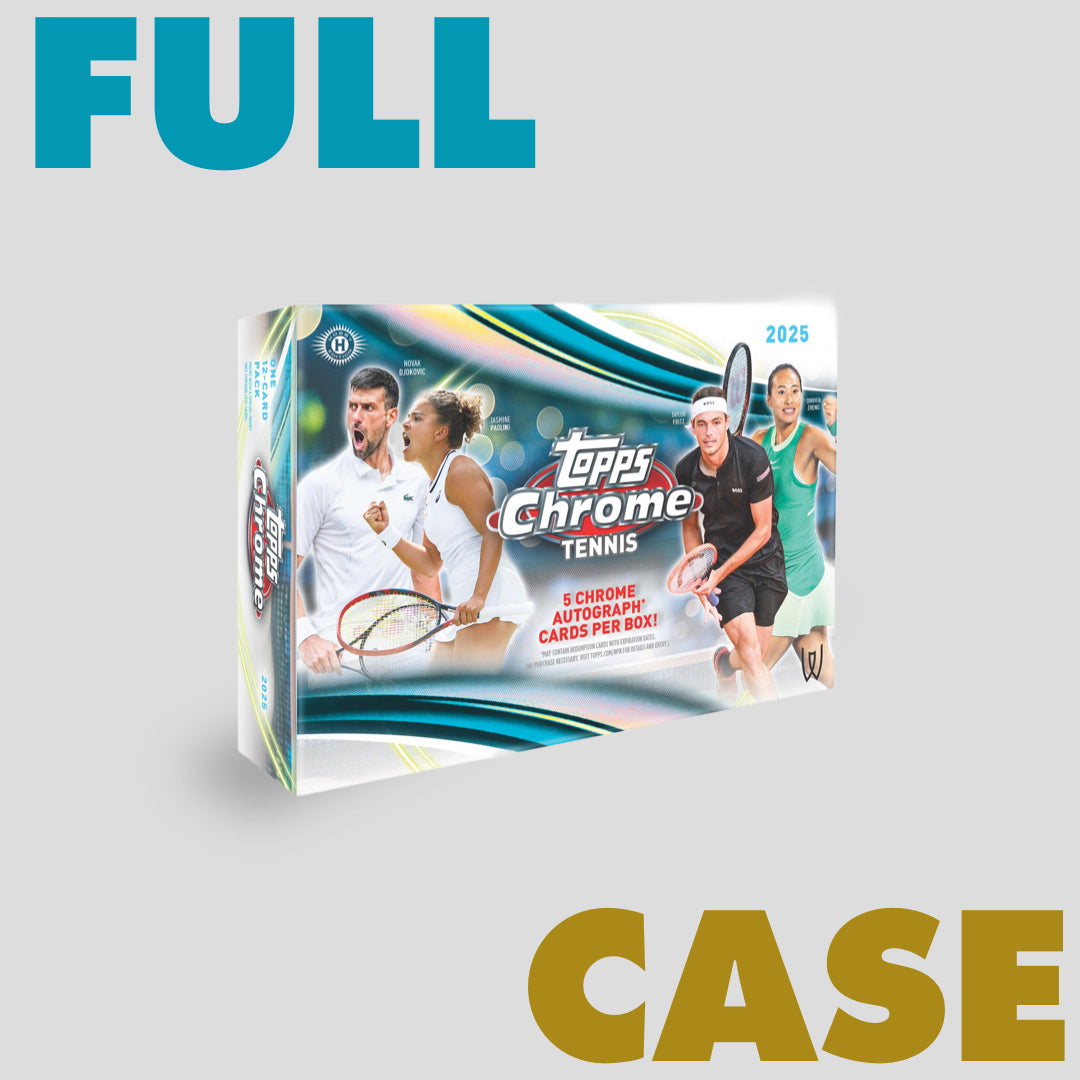 2025 Topps Chrome Tennis Breakers Delight Box Case (12 boxes) - Q's Cards