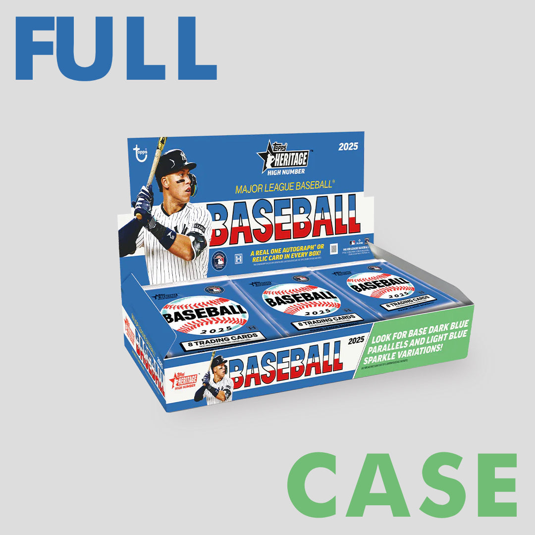 2025 Topps Heritage High Number Baseball Hobby Box Case (12 Boxes) - Q's Cards