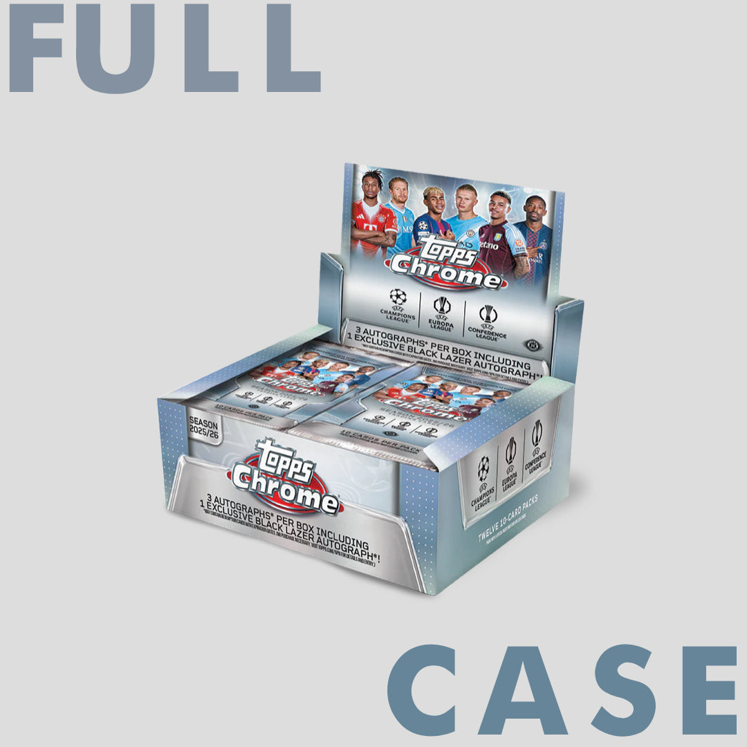 2025-26 Topps Chrome UCC UEFA Club Competitions Soccer Jumbo Box