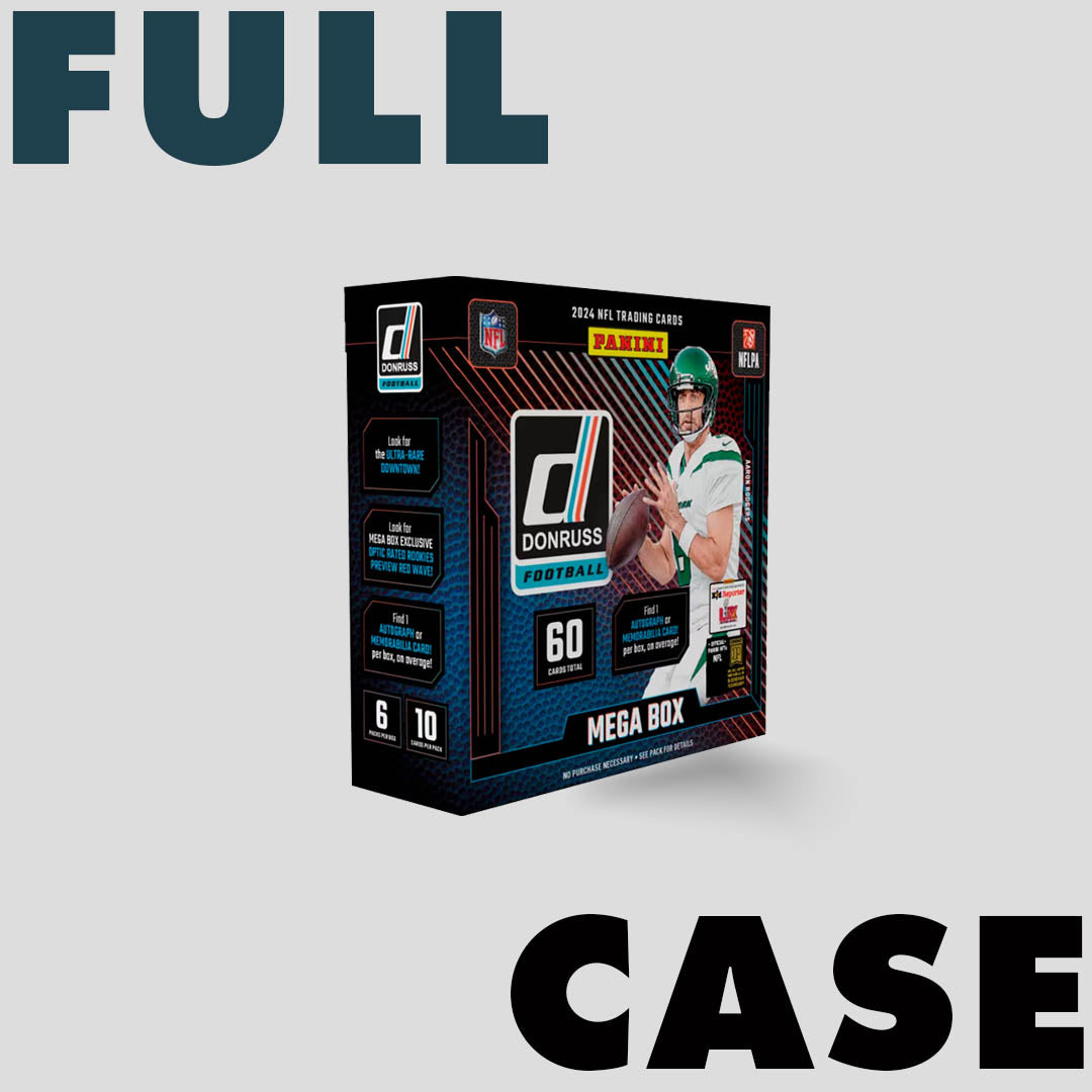 2024 Panini Donruss Football Mega Box Case (20 Boxes) - Q's Cards