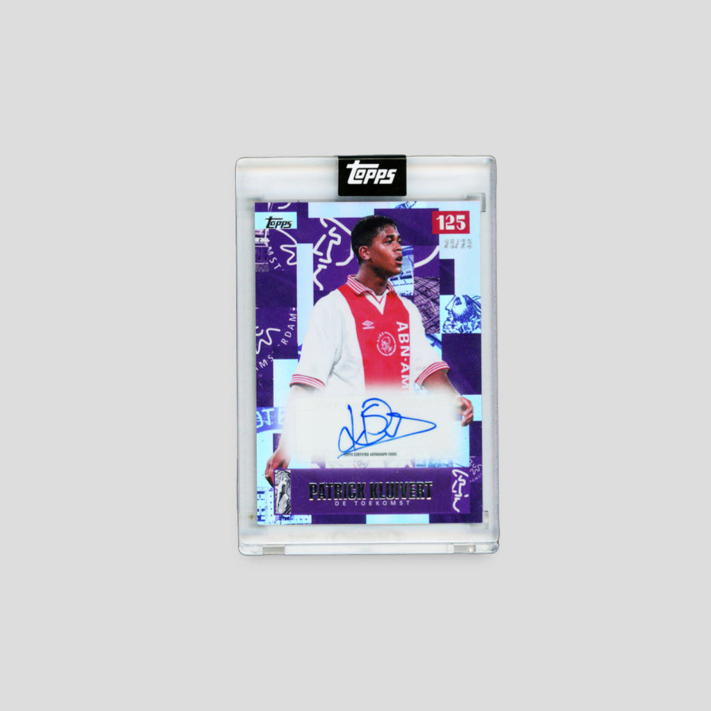 2025 Topps Ajax 125 Patrick Kluivert De Toekomst Purple /25