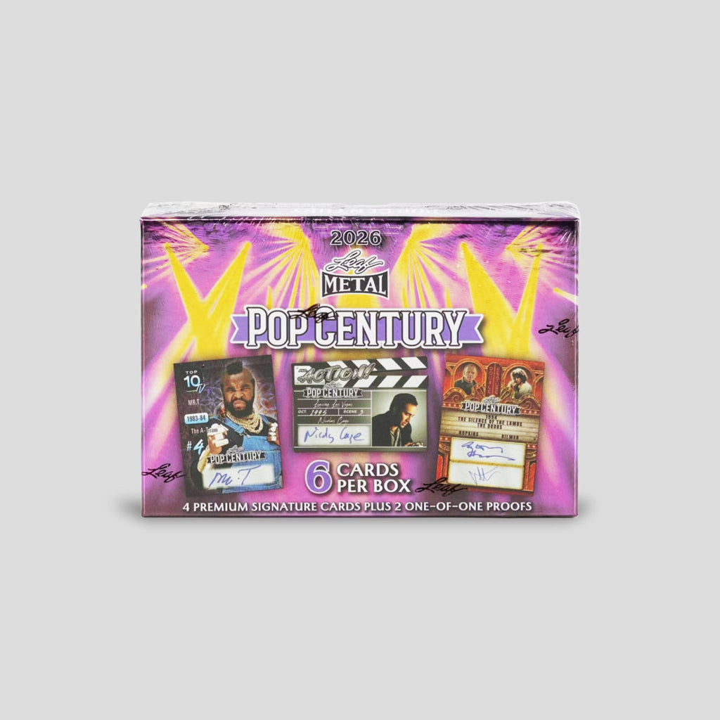 2026 Leaf Pop Century Entertainment Hobby Box Box - Q's Cards