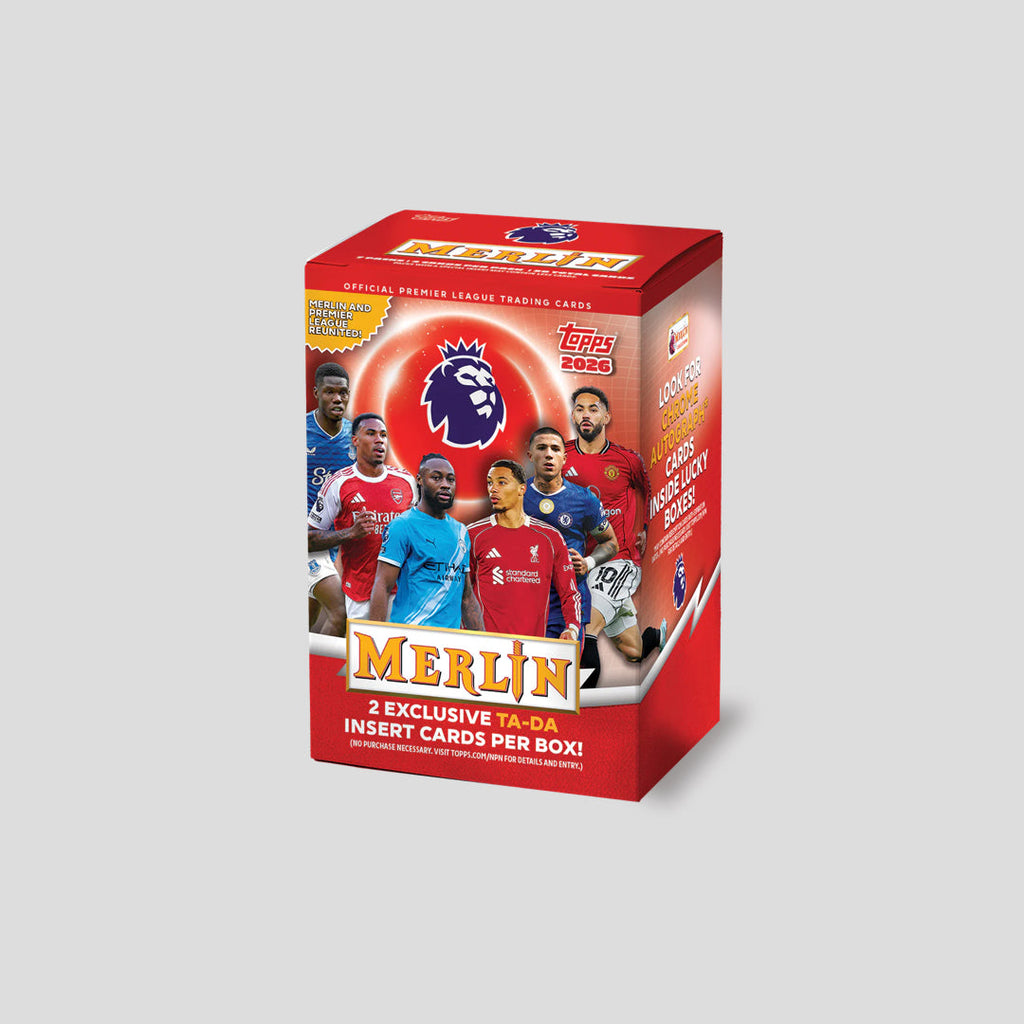 2025-26 Topps Soccer Merlin Premier League Soccer Value Box