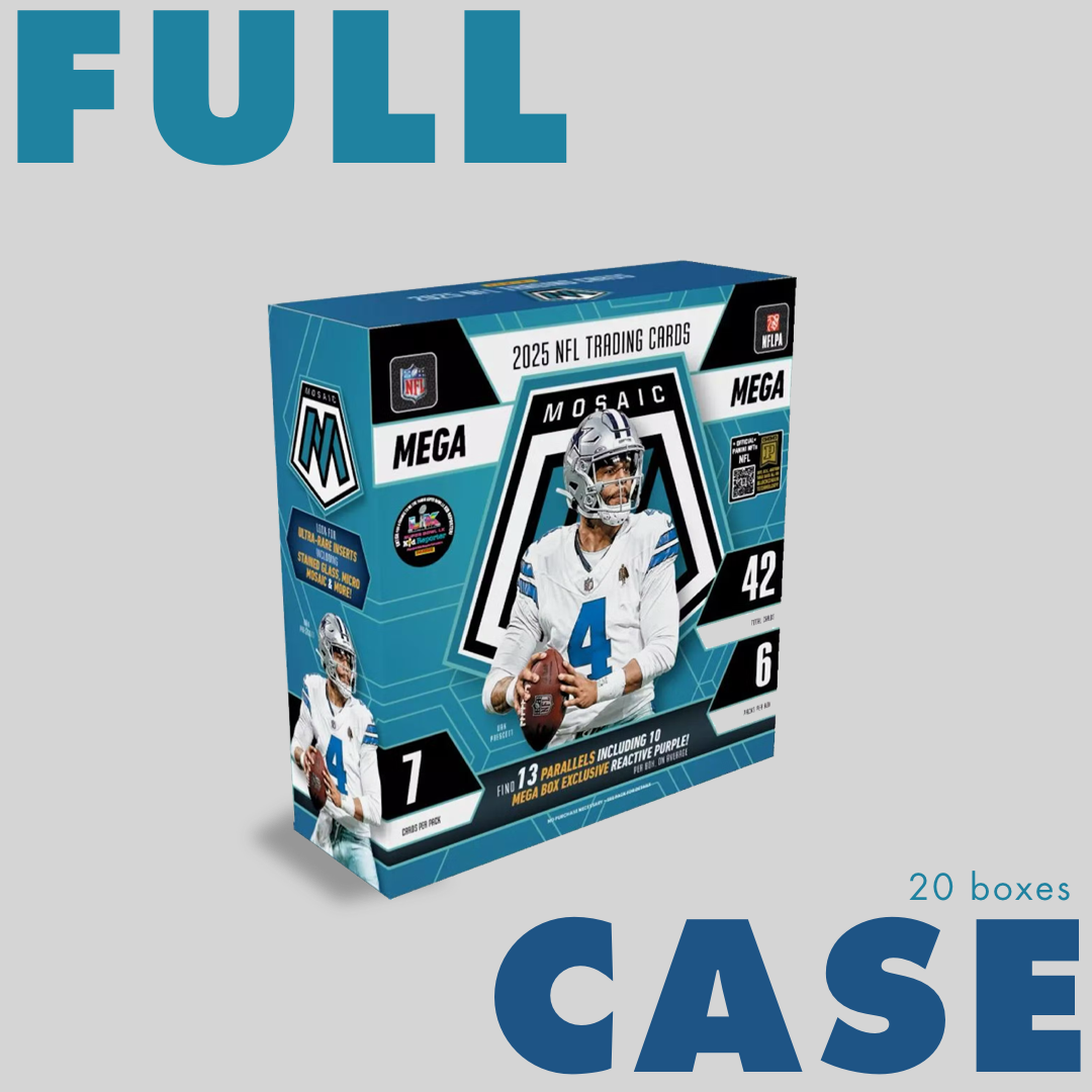 2025 Panini Mosaic Football Mega Box Case - Q's Cards