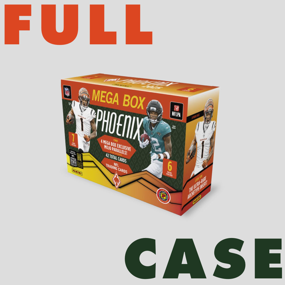 2025 Panini Phoenix Football Mega Box Case (20 boxes) - Q's Cards