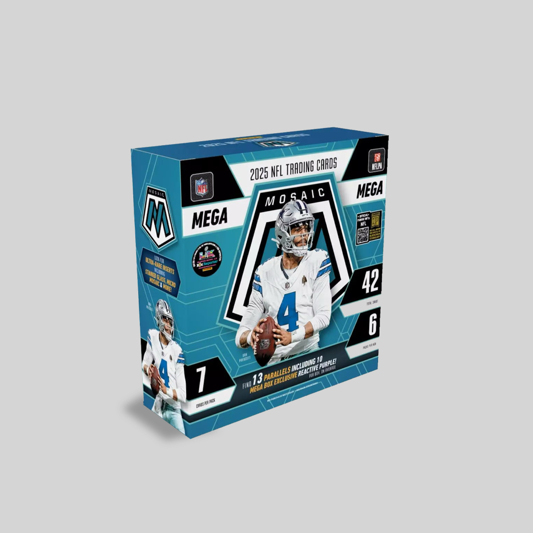 2025 Panini Mosaic Football Mega Box Box - Q's Cards