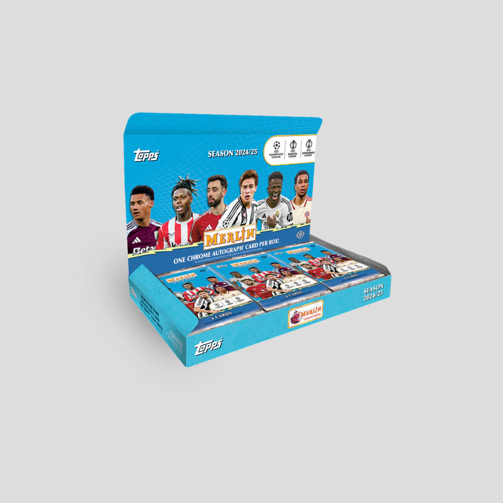 2024-25 Topps Soccer Merlin UEFA Hobby Box Default Title - Q's Cards