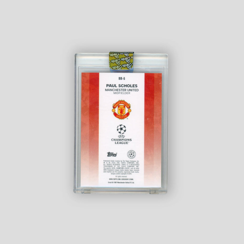 2025-26 Topps Best of the Best Foilfractor 1/1 Paul Scholes #BB-6
