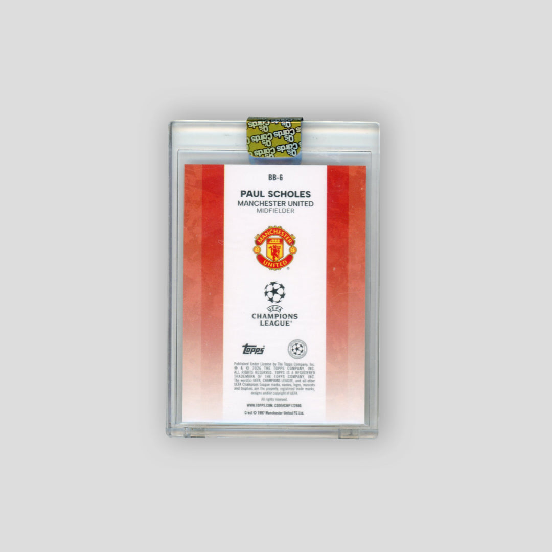 2025-26 Topps Best of the Best Foilfractor 1/1 Paul Scholes #BB-6