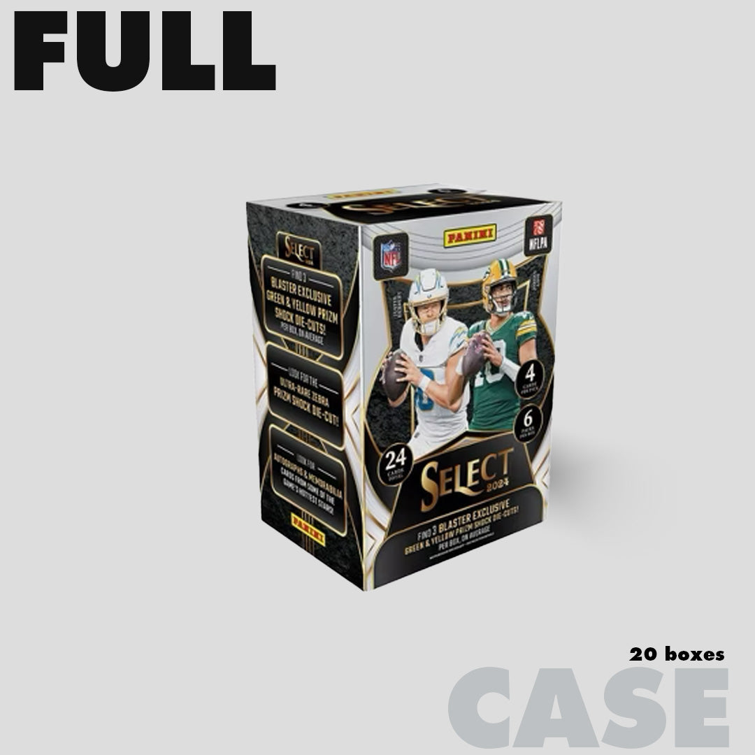 2024 Panini Select Football Cards Blaster Box Case (20 Boxes) - Q's Cards