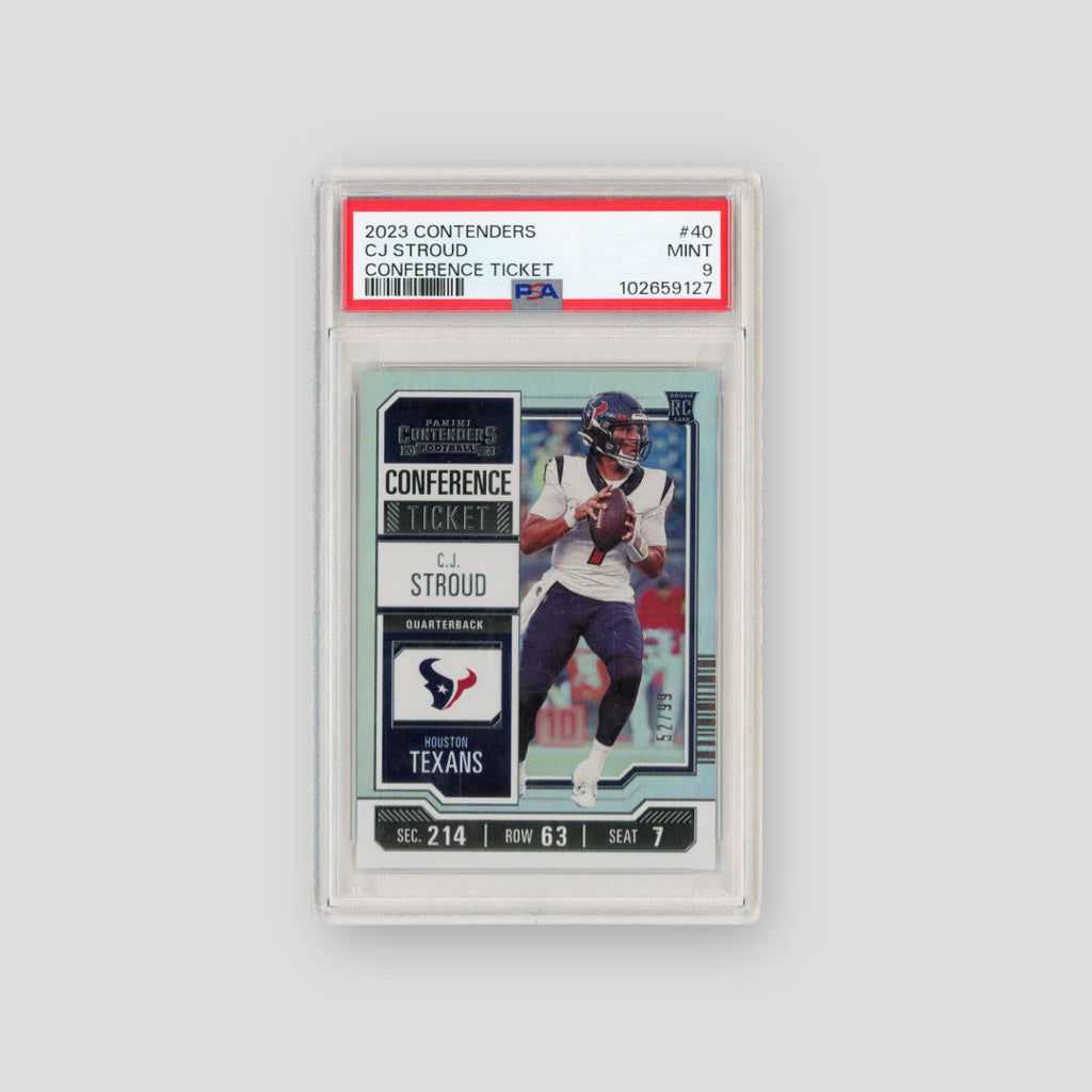 2023 Panini Contenders C.J. Stroud Conference Ticket #40 (PSA9)