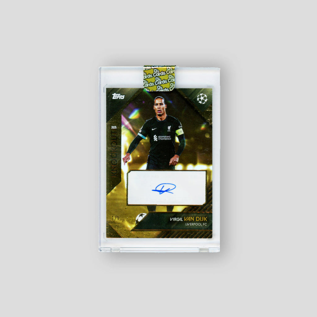 2024-25 Topps Knockout Auto Virgil van Dijk 1/1 Gold